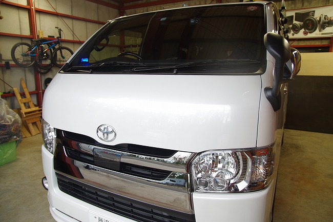 TOYOTA　ハイエース　Grgo　V1　セキュリティインストール