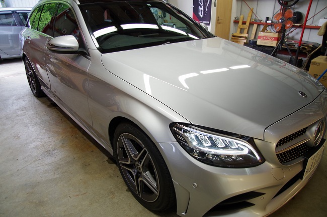 BENZ　C－クラスステーションワゴン　BLUEMOONAUDIO　インストール