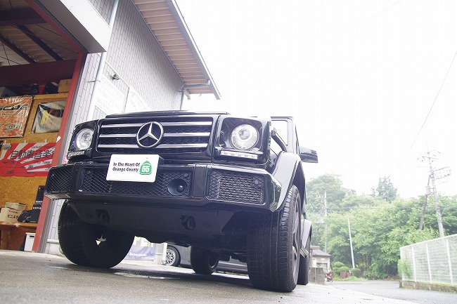 BENZ　Gクラス　リヤプライベートモニター　G350d
